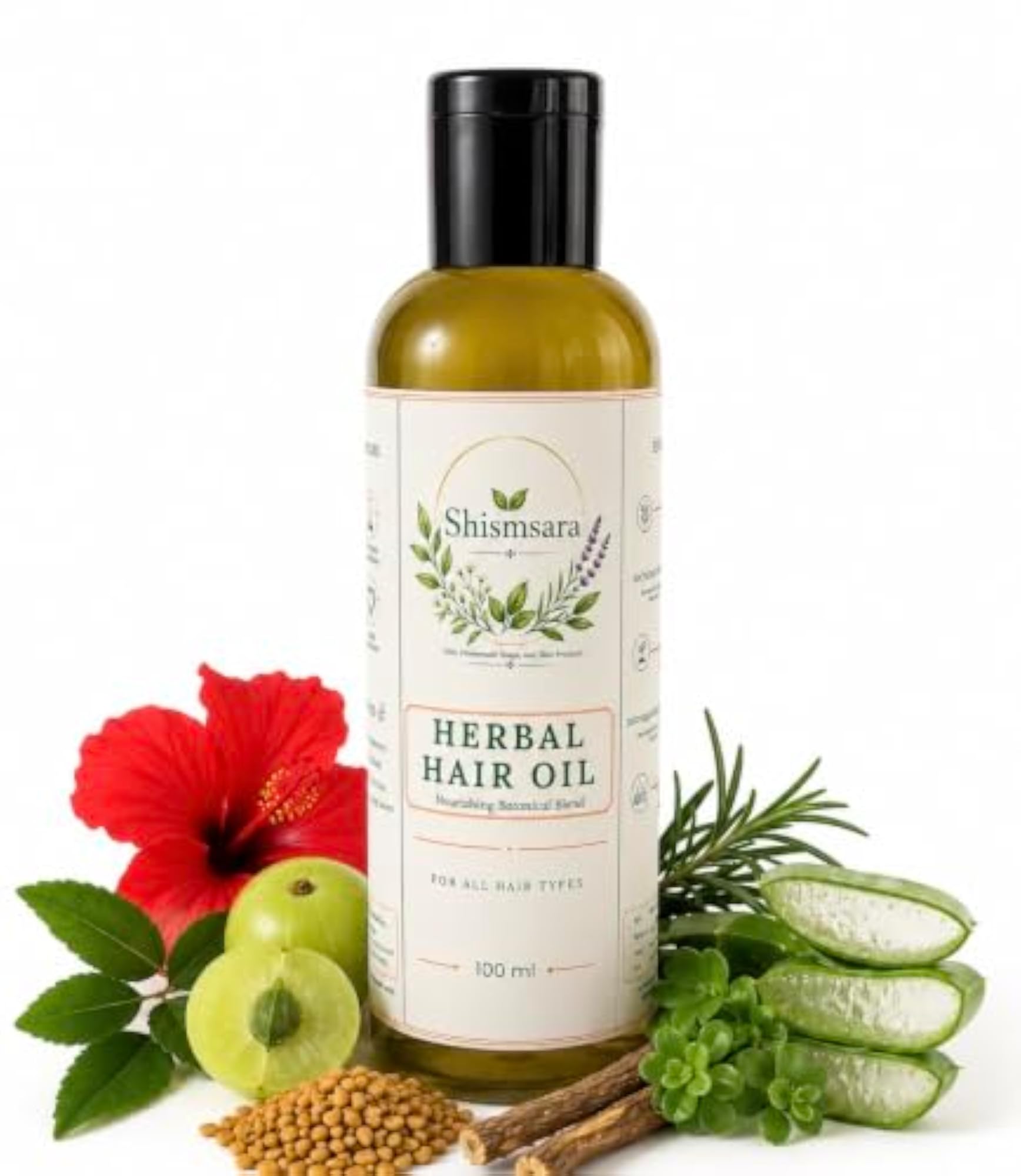 Rosemary Hair Oil for Hair Fall Control, 100ml