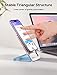 JSAUX Cell Phone Stand, Foldable Aluminum Adjustable Phone Holder for Desk Portable Travel Essentials Office Accessories for iPhone 17 16 15 14 13 Pro Max Samsung S25 S24 S23 Ultra Kindle-Pink