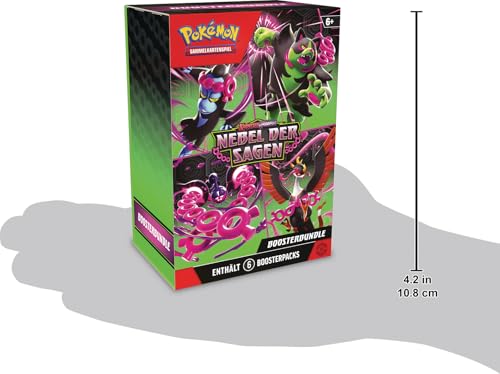 Pokémon-Sammelkartenspiel: Boosterbundle Karmesin & Purpur – Nebel der Sagen (6 Boosterpacks) – Bild 4