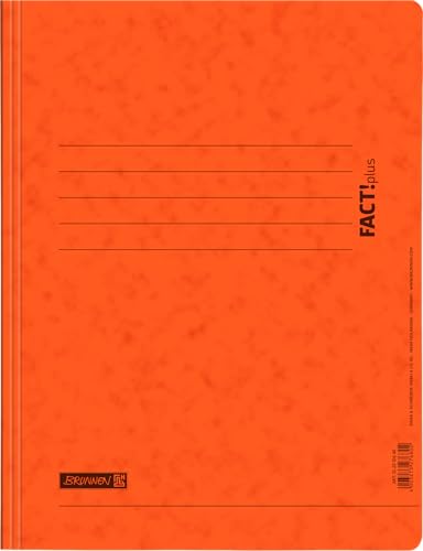 Brunnen 102010640 Schnellhefter FACT!plus A4 aus dickem Pressspankarton orange