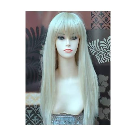 Forever Young Long Platinum Blonde Wig Cover