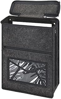 Letter Box Catcher, Grey Felt Post Catcher for UPVC, Glass, Wood, and Metal Doors, Indoor Letter Box Cages, Mail Catcher for Front Door, Self-Adhesive or Hanging on Screw Hooks, Housewarming Gift