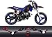 MXSPIRIT Kit déco Autocollant Dark Spiderman Speederman pour Moto Cross PW50 PW 50 pw50 PW 50 Piwi 50PW 50pw piwi Peewee Qualité Standard + 2 Stickers Offert