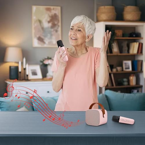 Shakven Máquina de karaokê para crianças,Mini máquina de karaokê | máquina de cantar portát com micr