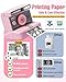 Eveedo Instant Print Camera for Kids,2.4 Inch Screen Kids Instant Cameras, Christmas Birthday Gifts for Girls Age 3-12, Portable Toddler Toy for 3 4 5 6 7 8 9 10 Year Old Girls Boys (Pink)