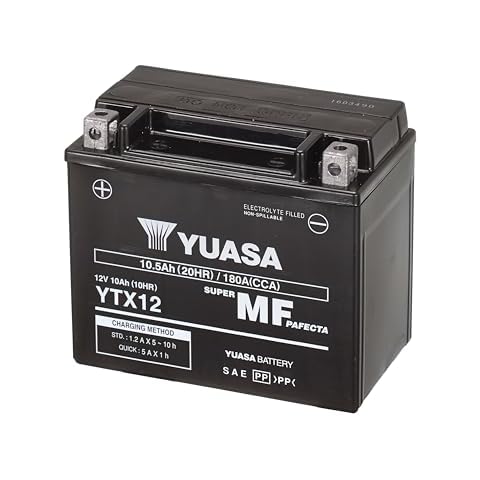 Yuasa YTX12-BS(WC) Maintenance-Free Motorbike Battery Cover