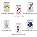 13pcs Ucubwfu Plant Specimen, Drip Resin Dried Flower Specimen, Real Flower Specimen for Microscope, Science Education Products for Kids