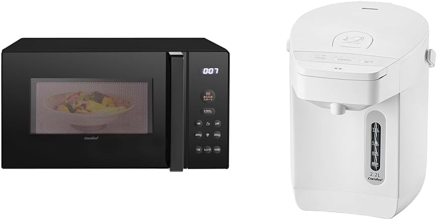 セット買い】COMFEE` 電子レンジ 17L ターンテーブル 単機能 レンジ