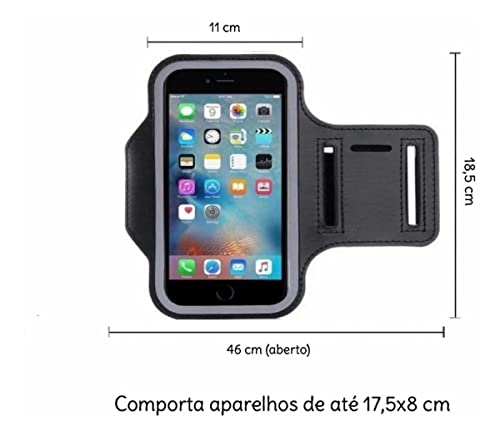Braçadeira Porta Celular Braço Corrida Academia