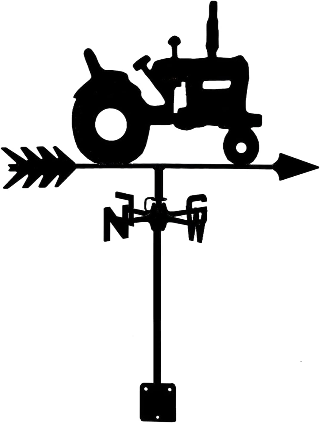 Arrow Tractor Fengjianji Stainless Steel Fengjianji Satin Black Fengjianji Decorative Wind Direction Indicator Garden Queue Fengjianji Test Tool Decoration