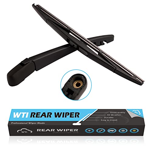WTI New Replacement Accessories Parts Rear Windshield Window Wiper Arm Blade Kit Set Compatible For Subaru XV Crosstrek 2013-2017