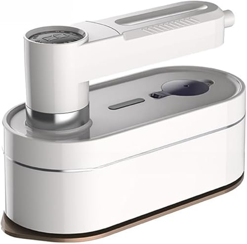 Miniatura 9 de DAUTAI Plancha de vapor portátil de viaje, mini vaporizador de mano para ropa de 1200 W, pantalla inteligente de ajuste de 8 posiciones, vaporizador