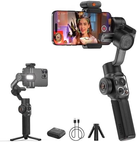 ZHIYUN Smooth-5S AI Combo[Oficial] Estabilizador Smartphone, Hand...
