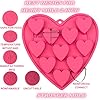 MarStore Heart Shaped Cake Pans Heart Silicone Mold for Baking, Large 2 Inc... #4