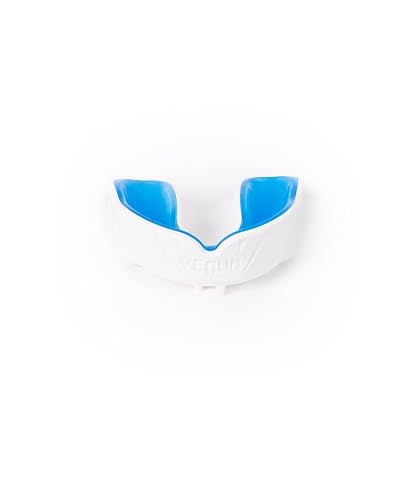 Venum Challenger Mouthguard - Strap/Strapless - Adult - White/Blue