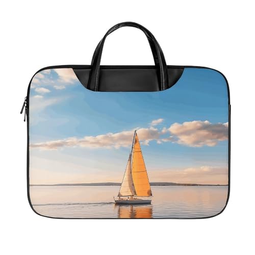 Bolso de hombro para laptop impermeable 17 pulgadas miniatura 1