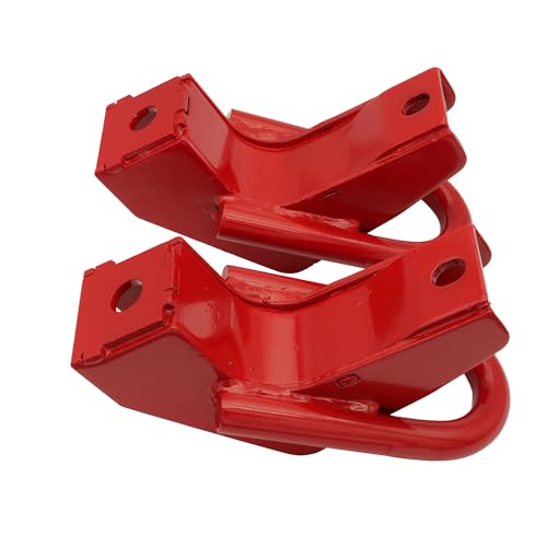 NOVAPARTS aFe Power Front Tow Hook Red Steel Pair for