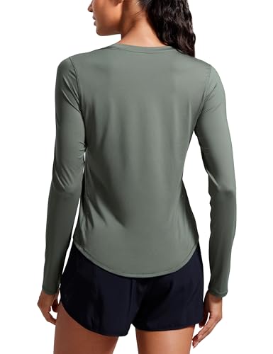 Image of CRZ YOGA Lightweight Crewneck Long Sleeve Top