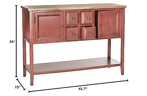 Safavieh American Homes Collection Charlotte Medium Oak Sideboard #TOP1
