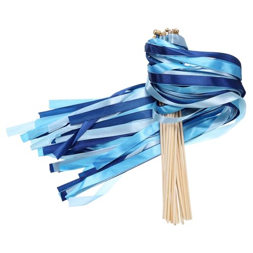 Ruban soie bleu anti-effilochage pour décoration table mariage réussie - Lot de 100