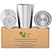 Better For Your - Small Tumbler Cups Stainless Steel Double Wall - 8oz (250ml) - Set of 3