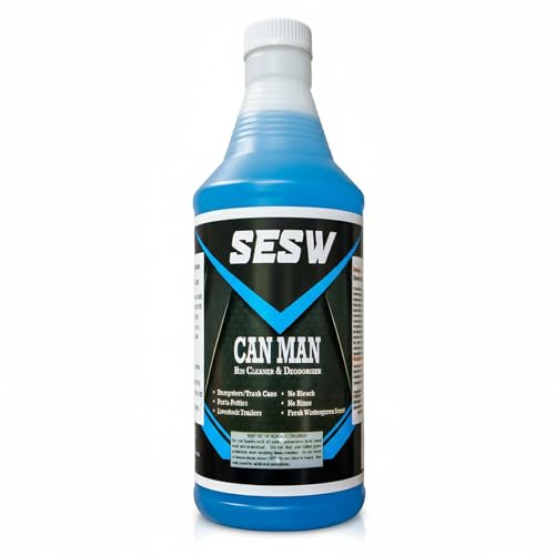 Can Man Trash Can Deodorizer & Dumpster Cleaner | Our Industrial Trash Can Cleaner and Deodorizer is Super Concentrated for Odor Elimination | Wintergreen Scent | 1 Quart