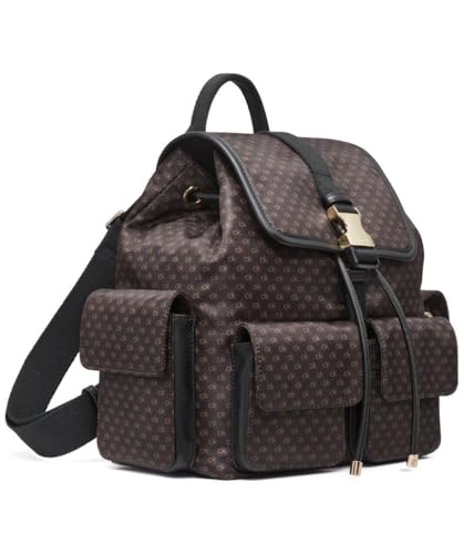 Calvin Klein Elora Organizational Backpack, Brown/Khaki/Black, One Size4