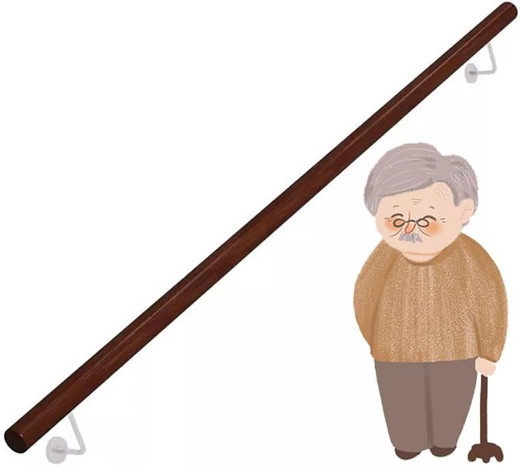 Stair Handrail, Wooden Handrail, 15FT Length, Stair Railing, Indoor