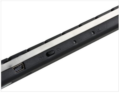 Rii Mini i12 Bluetooth (QWERTY Español) - Teclado compacto con mouse touchpad integrado, K12 Bluetooth