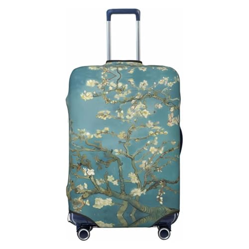 Luggage Suitcase Cover Protector, Printed almond blossom Luggage Covers for Suitcase, Baggage Covers Fits 18-32 Inch Luggage