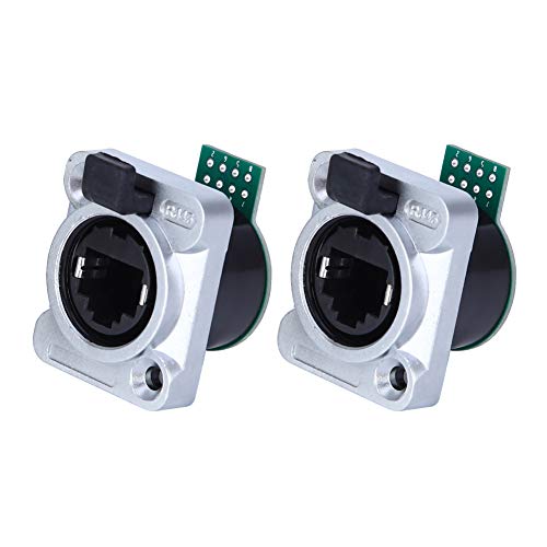 Panel resistente RJ45 impermeable para aviación 8P, set 2 piezas miniatura 1