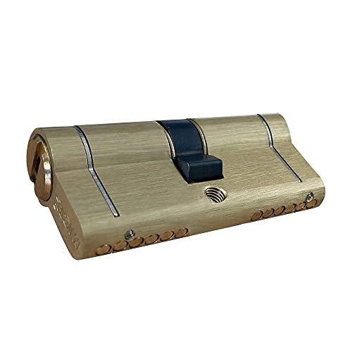 MICEL, 13184, High Security Cylinder, European Profile, Long Cam, 45 x 45, 5 Keys, Anti-Bumping System, Anti-Drill