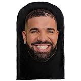 GoGoTree Baraklava Hat Realistic Aubrey Drake Rapper Face Mask, Cosplay Celebrity Mask, Full Face Mask Costume, Funny Face Mask for Adults