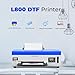 PUNEHOD DTF Printer A4 L800, DTF Transfer Printing Machine with White Ink Circulatory for DIY Print Dark and Light Fabrics Direct to Film Printer (with Oven)