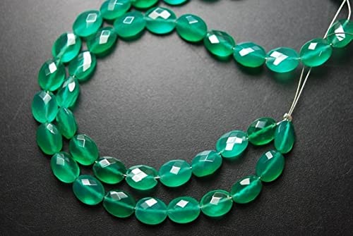 Onyx vert émeraude facetté AAA pour bijoux de luxe LKBEADS