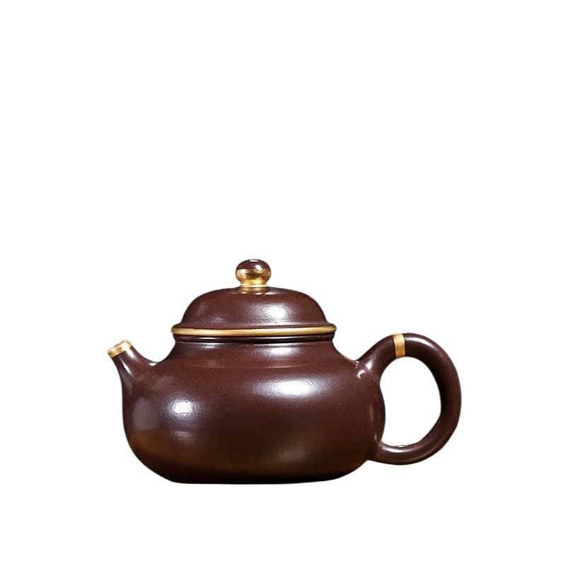 Czajnik do herbaty 150 ml fioletowy, czajniczek, surowa ruda, fioletowy, błoto, czajnik do parzenia herbaty z filtrem, zestaw do herbaty Zisha, chiński czajniczek do herbaty, mleka, kawy, czajniczek