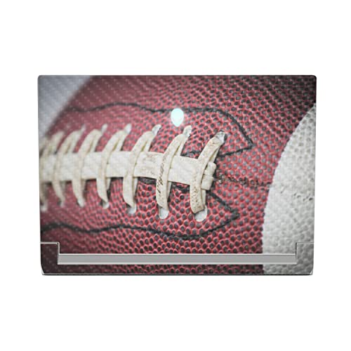 MightySkins Carbon Fiber Skin Compatible With Alienware X17 R2 (2022) Full Wrap Kit - Football Laces | Protective Durable Textured Carbon Fiber Finish | Easy To Apply & Change Styles | Made in the USA