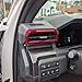BORUIEN Dark Red Dashboard Air Vent Outlet Cover For Toyota Tacoma 2024 2025 2026 For 4Runner 2025 Up Interior Accessories Center Console Side Frame Decor Trim Cover (Dark Red, Air Vent Cover)