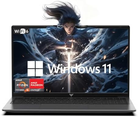 KAIGERR 2026 Laptop, AMD Ryzen 5 7430U (Up to 4.3GHz), 16GB RAM, ...
