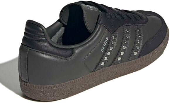 adidas Samba OG Women's Shoes, Core Black/Legend Earth/Gum5, Size 6