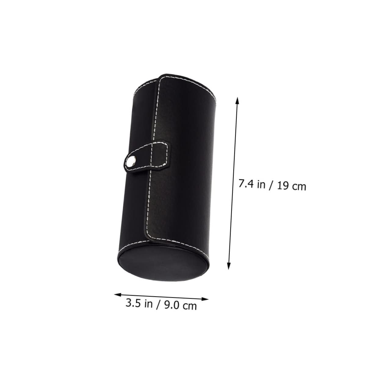 2 Stück Uhrenrollen Reiseetui aus Pu Leicht für Geschäftsreisen und Reisen Schutz für Armbanduhren