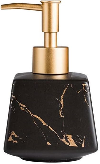 Soap Dispenser Lotion Dispenser Ceramic Shower Gel Or Hand Sanitizer Dispenser Lotion Press Bottle for Bathroom Bathroom Soap Dispensers(C)