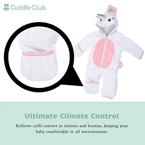 Fleece Baby Bunting Bodysuit – Infant One Piece Kids Hooded Romper Outerwear Toddler Jacket #TOP1