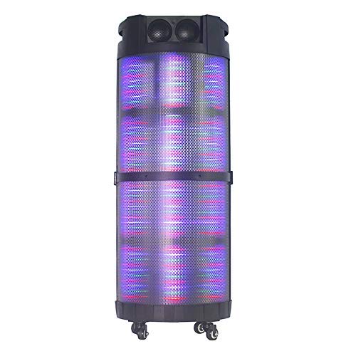 Ylhäältä alas view of the Altec Lansing AL-5003 speaker's control panel.