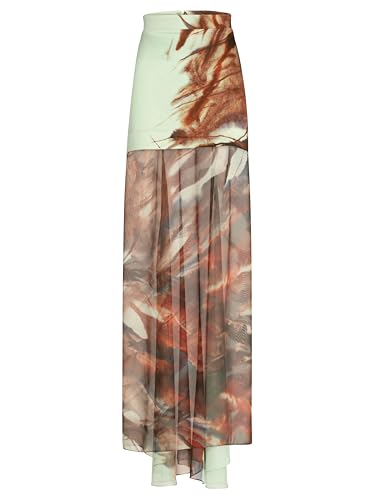 SILVIA TCHERASSI, Amalia Skirt, S, Mint Abstract