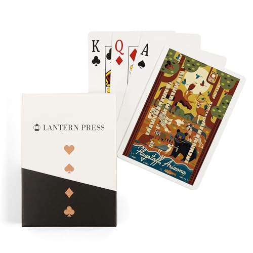 Baraja de cartas Poker Lantern Press Flagstaff Arizona