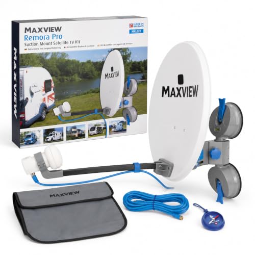 Maxview Remora Pro 40cm Portable Satellite Kit for Caravan...
