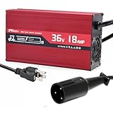 TSONDEKU 36V Golf Cart Battery Charger for Club Car & DS Golf Carts -18AMP, Upgrade Trickle Charger Tech, 4-6 hrs Fast Charge! 16FT Cord, Aluminum Alloy Sturdy Shell