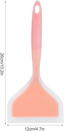 Miniatura 6 de Pala de silicona para panqueques, espátula de tortilla, espátula flexible frita, espátula de silicona antiadherente, espátula ancha para tartas,