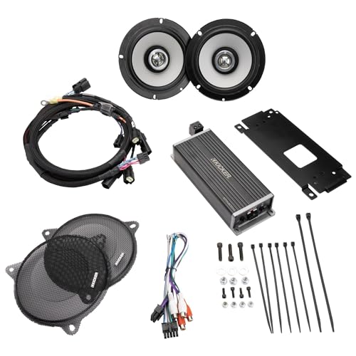 KICKER 50HDS144 Fairing Upgrade Kit for 2014 & Up HD Electra Glide Stree Glide and Ultra Glide Bat-Wing